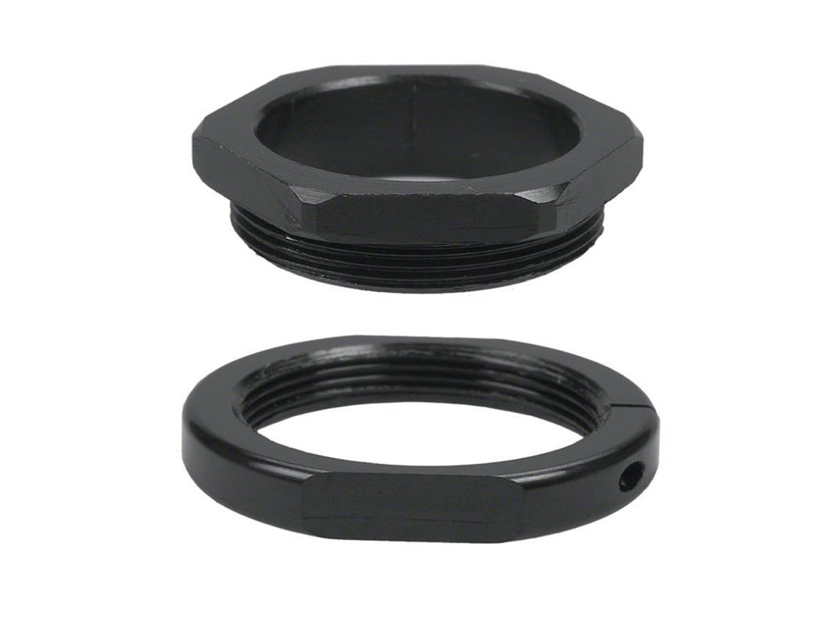 Problem Solvers 1.1/8" Micro Adjustable Headset Spacer - 12mm Height Black