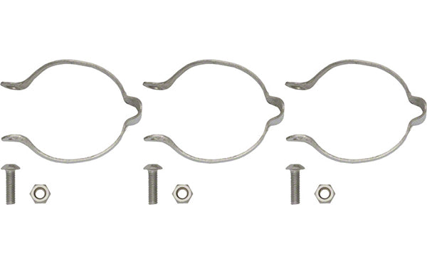 Problem Solvers Stainless Cable Housing Guides Silver 28.6mm - x3
