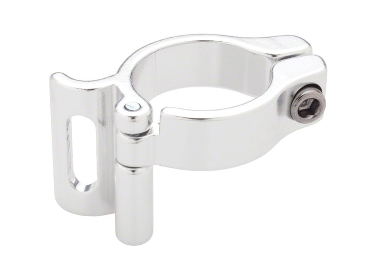 Problem Solvers Braze-on Adaptor Clamp - Silver Silver 28.6mm