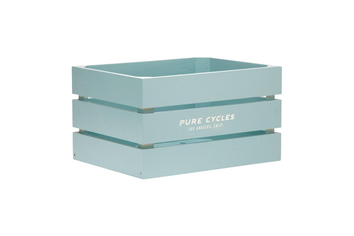 Pure Cycles Wooden City Crate - Seafoam Green Seafoam Green