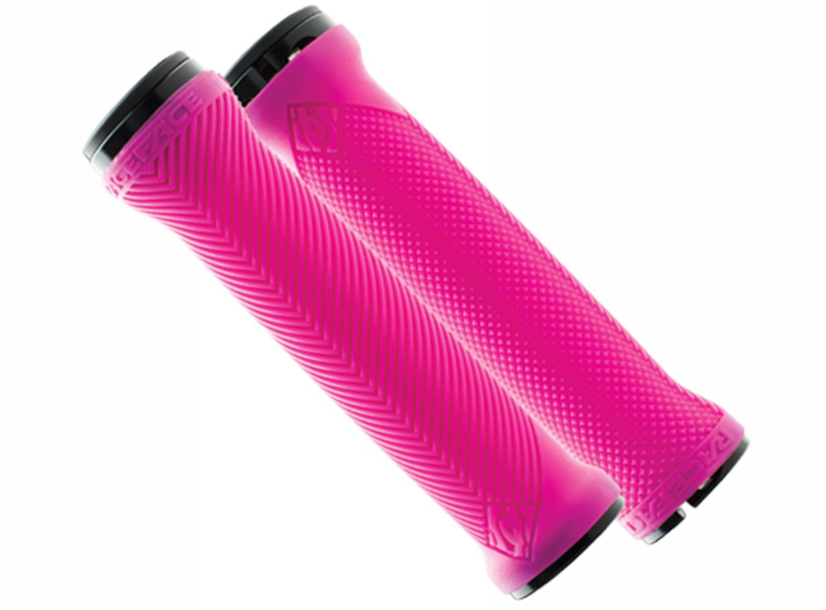 Race Face Love Handle Grips - Neon Pink Neon Pink