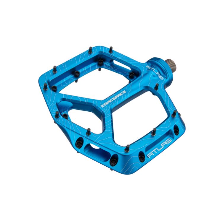 bike pedals blue Atlas Pedals