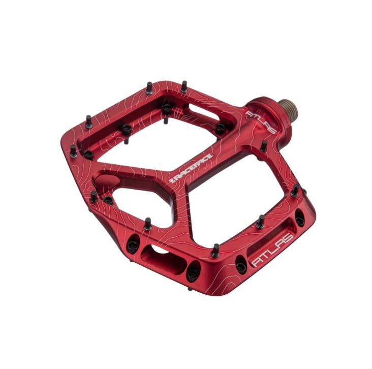 flat pedals red Race Face Atlas Flat Pedals