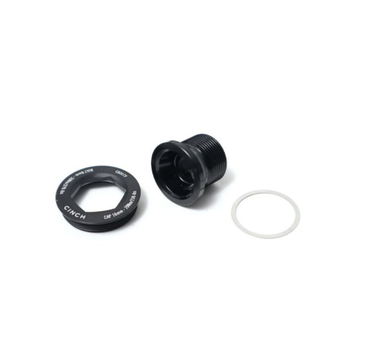 Race Face Cinch Crank Bolt and Puller Cap Set - Gloss Black Gloss Black M18x15