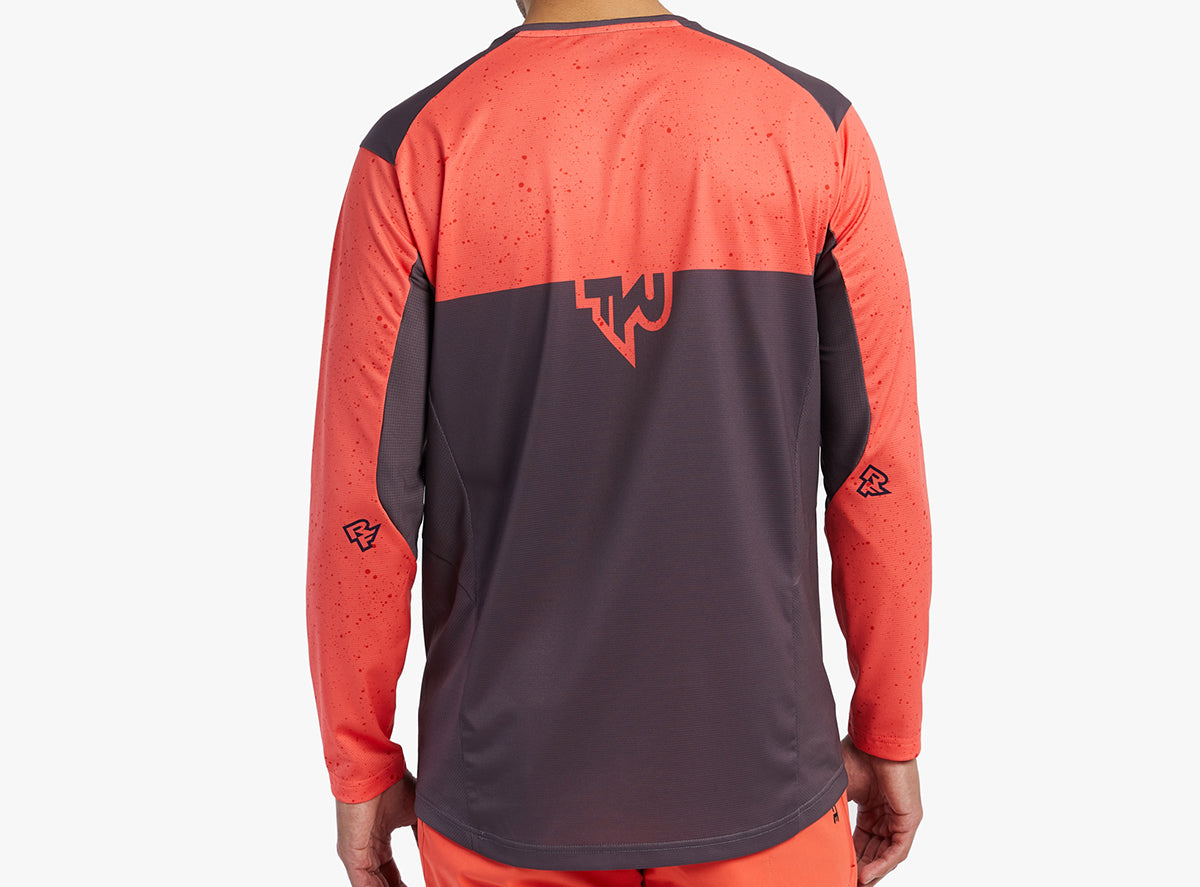 Race Face Indy Long Sleeve MTB Jersey - Coral