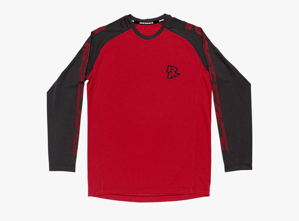 Race Face Sendy Long Sleeve MTB Jersey - Youth - Rouge - 2020 Rouge Small