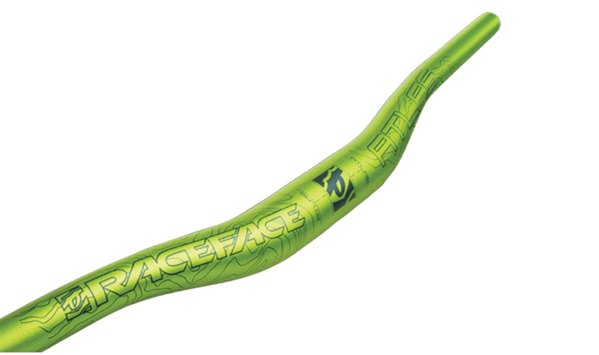 Race Face Atlas 35 Riser Handlebar - Green - 2019 Green 820mm - 35.0mm - 20mm