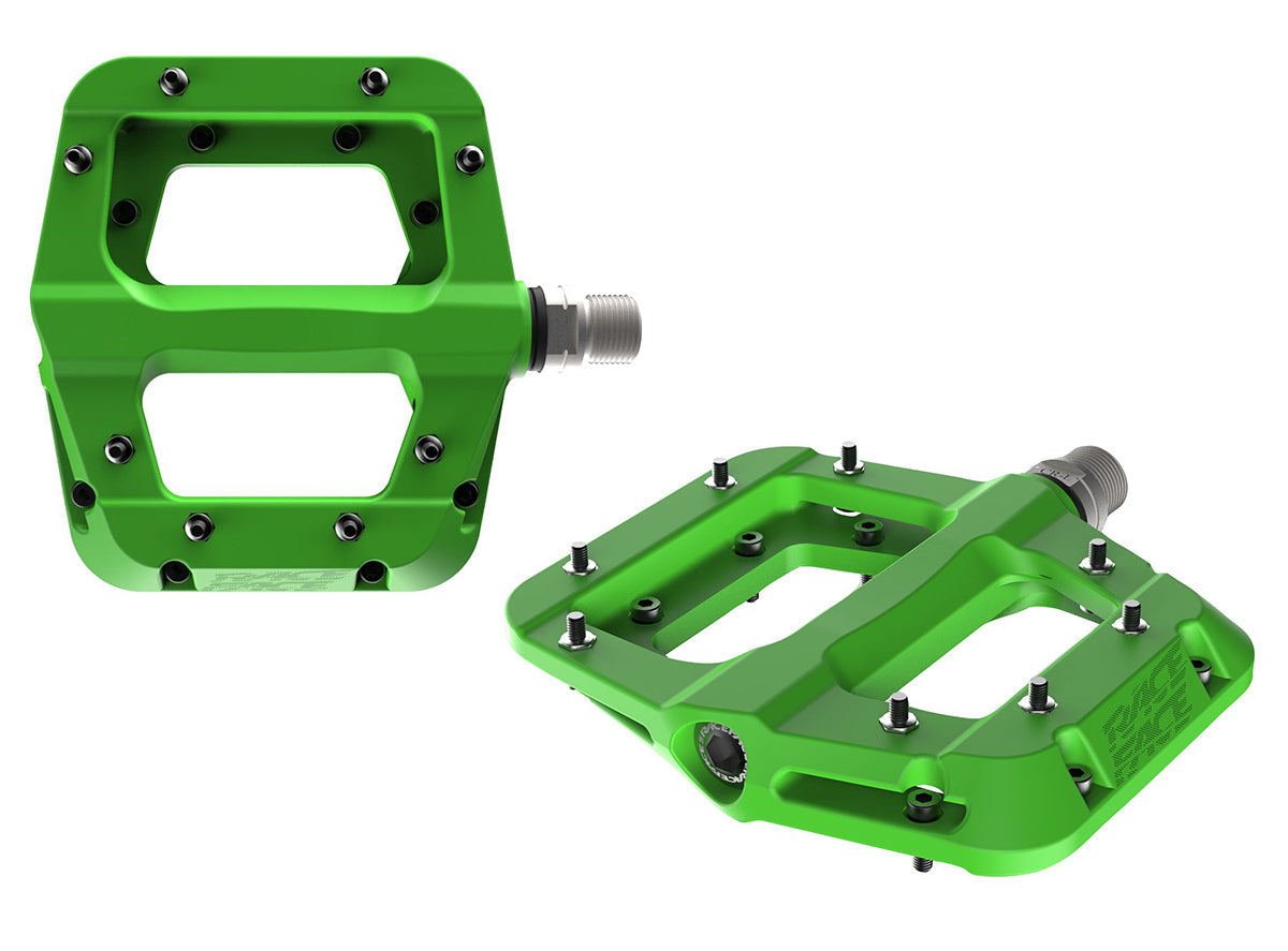 Race Face Chester Flat Pedals - Green Green