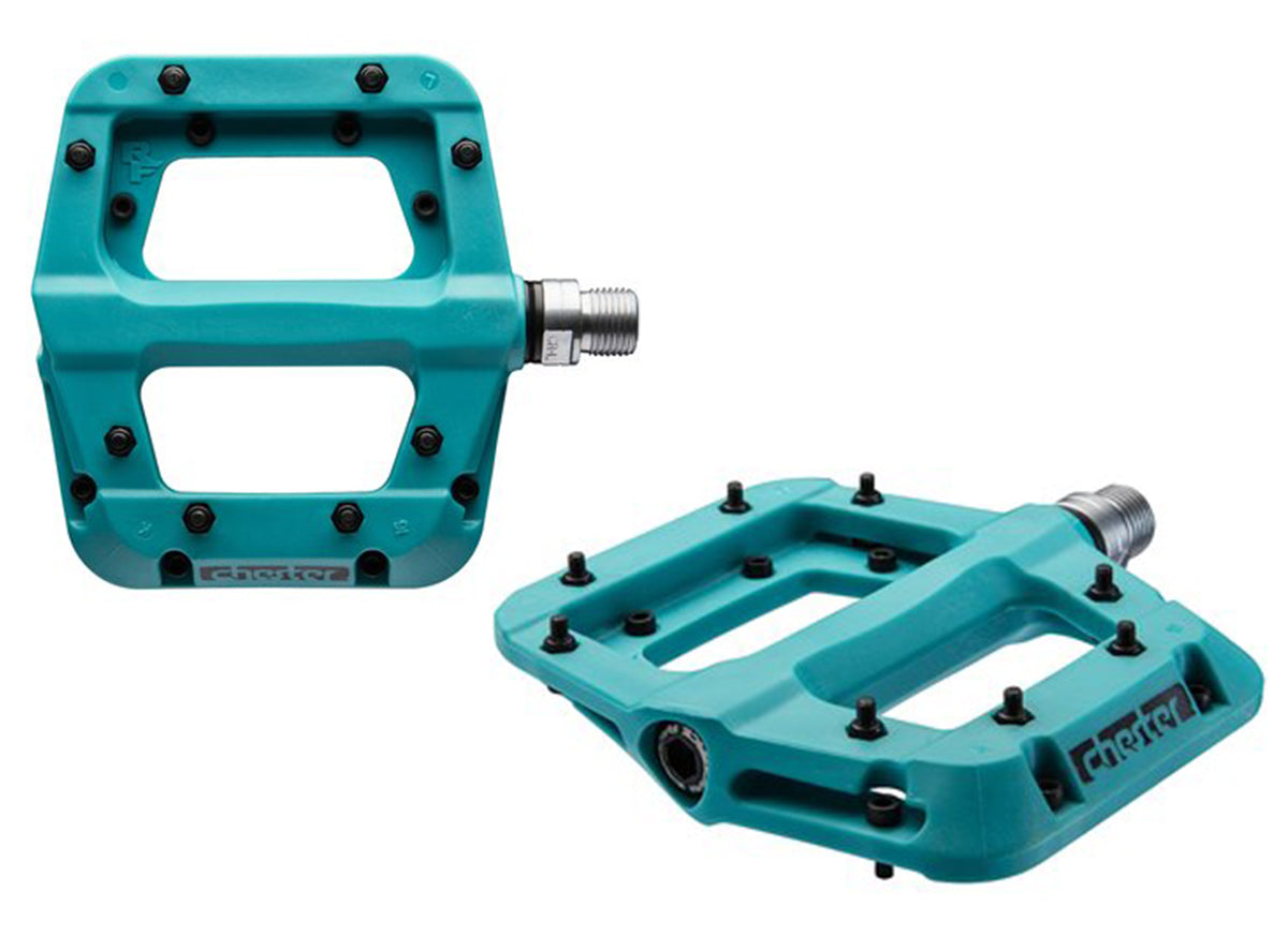 Race Face Chester Flat Pedals - Turquoise Turquoise