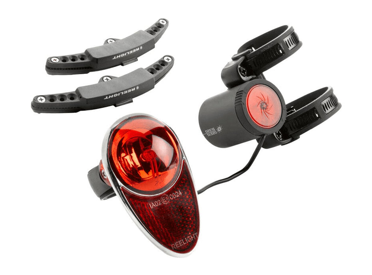 Reelight SL600 Flash Rear Light Set - Black Black Seatpost Mount