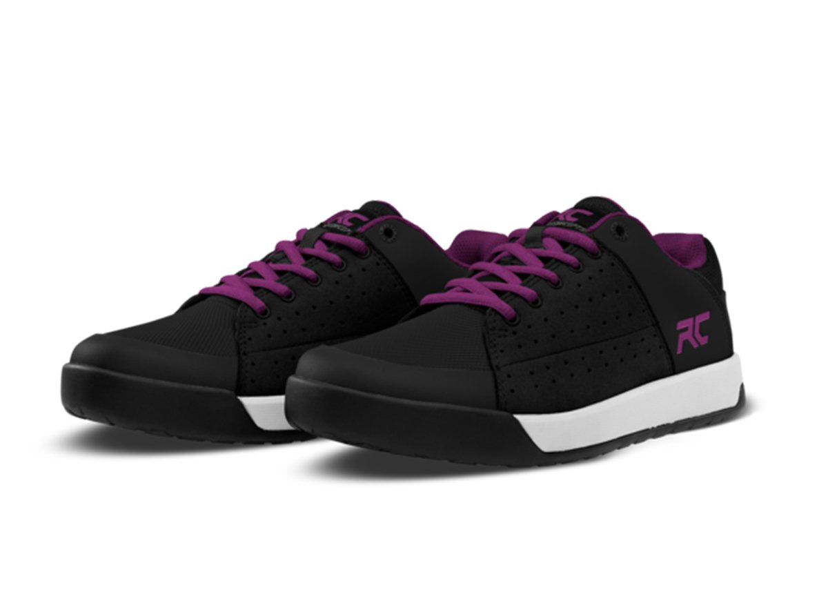 rc flat pedal shoes Ride Concepts Women's Livewire MTB Shoes Black/Purple / 5
