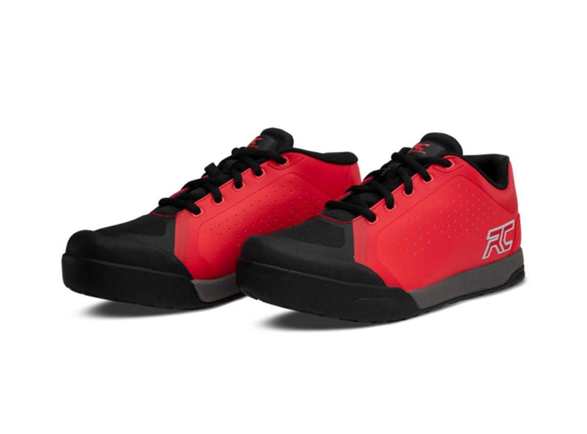 Ride Concepts Powerline Flat Pedal MTB Shoe - Red-Black Red - Black US 7