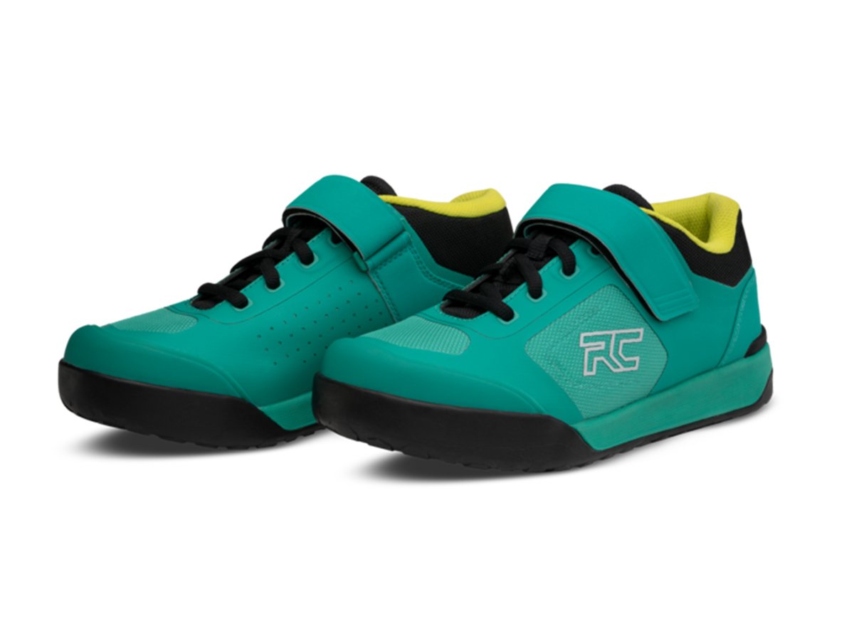 Ride Concepts Traverse Clipless MTB Shoe - Womens - Teal-Lime Teal - Lime US 5