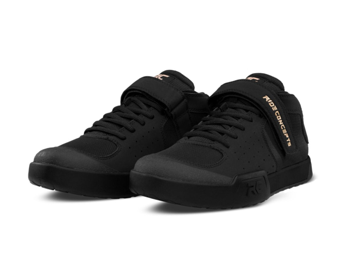 Ride Concepts Wildcat Flat Pedal MTB Shoe - Womens - Black-Gold Black - Gold US 5