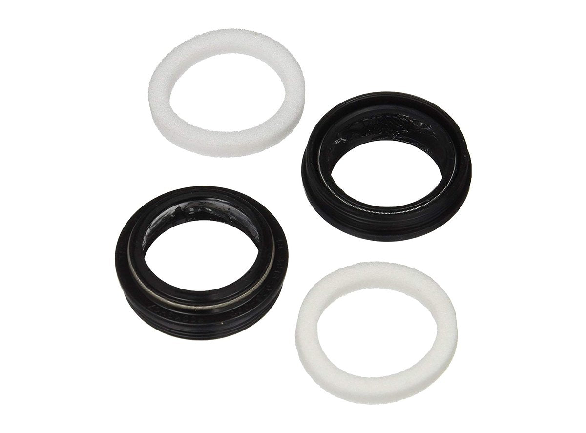 RockShox 30mm Dust Seal & 5mm Foam Ring Set - XC/Gold/Silver/Paragon - Black Black