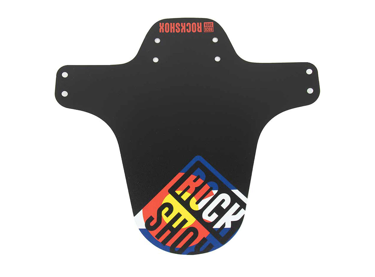 RockShox Universal MTB Flag Fender - Colorado Flag Black