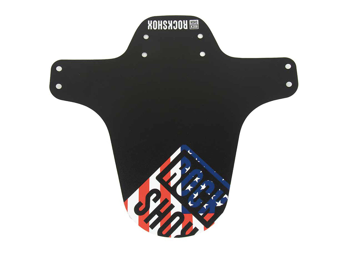 RockShox Universal MTB Flag Fender - USA Flag Black