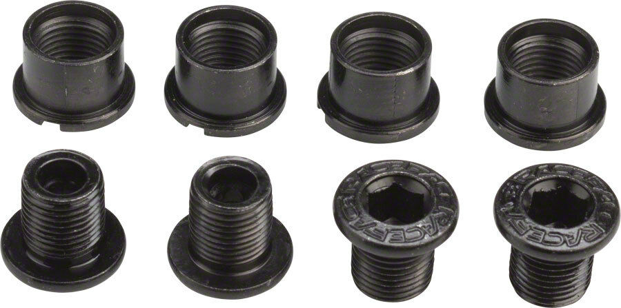 Race Face Chainring Bolt/Nut Pack Black 4 Pack