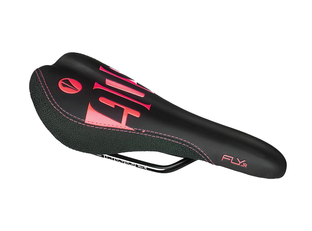 SDG Fly Jr Children's Saddle - Black-Red-Red Black - Red - Red