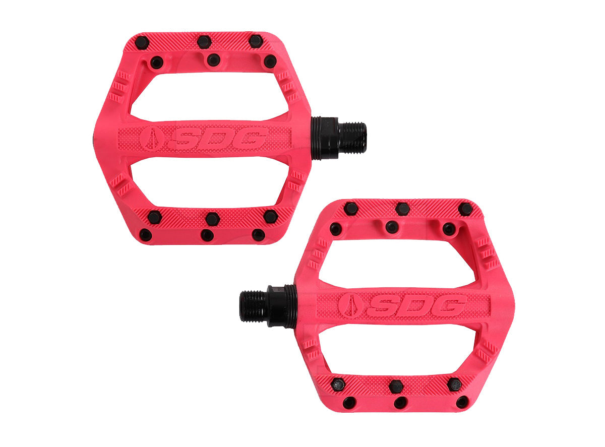 SDG Slater Platform Pedals - Red Red