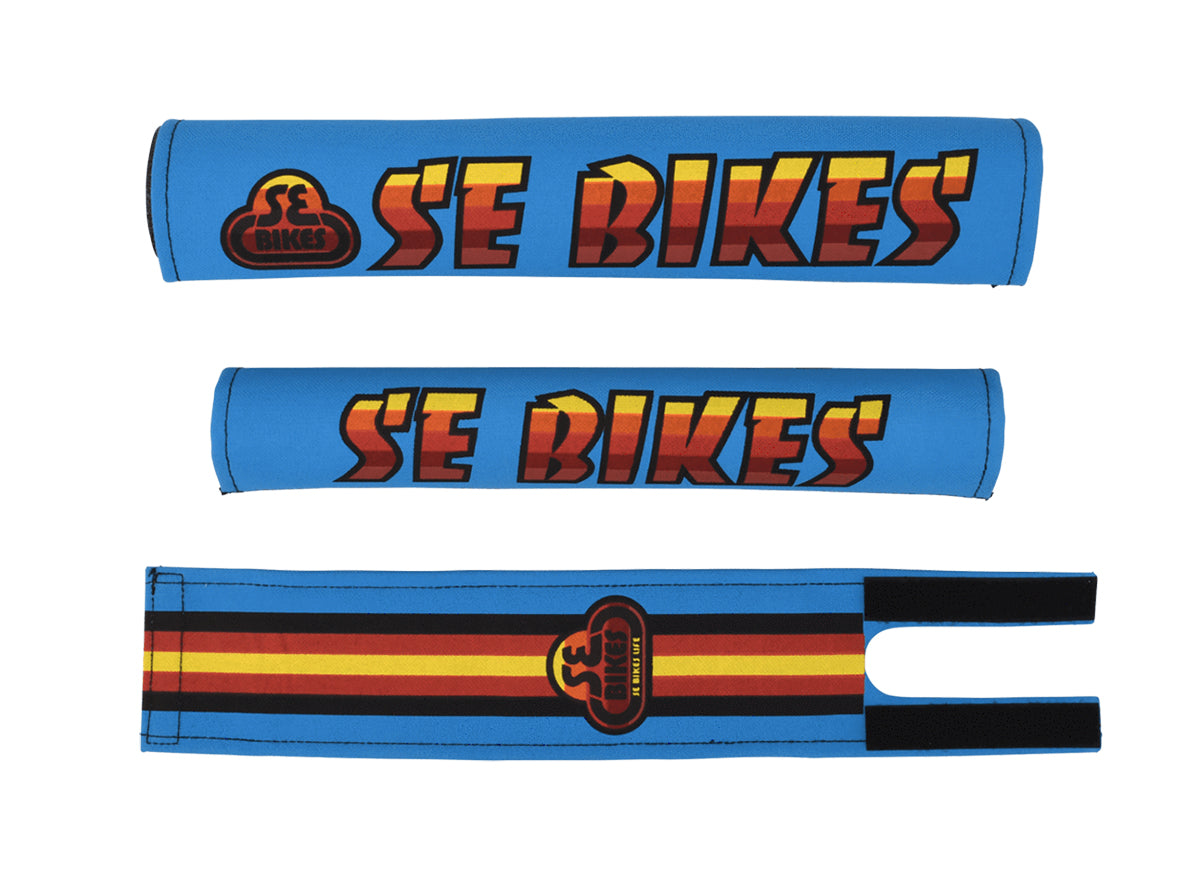 bmx bicycle pads SE Bikes Padset Blue
