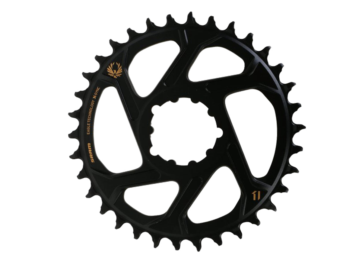 SRAM Eagle X-Sync 2 Direct Mount Chainring - Black-Gold Black - Gold 3mm Offset 30t - Boost