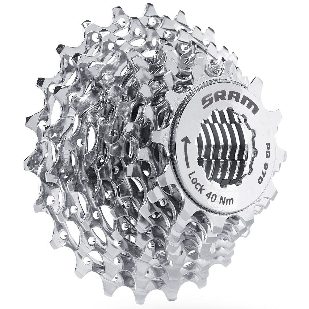 SRAM PG970 9 Spd MTB Cassette Silver 11-32t