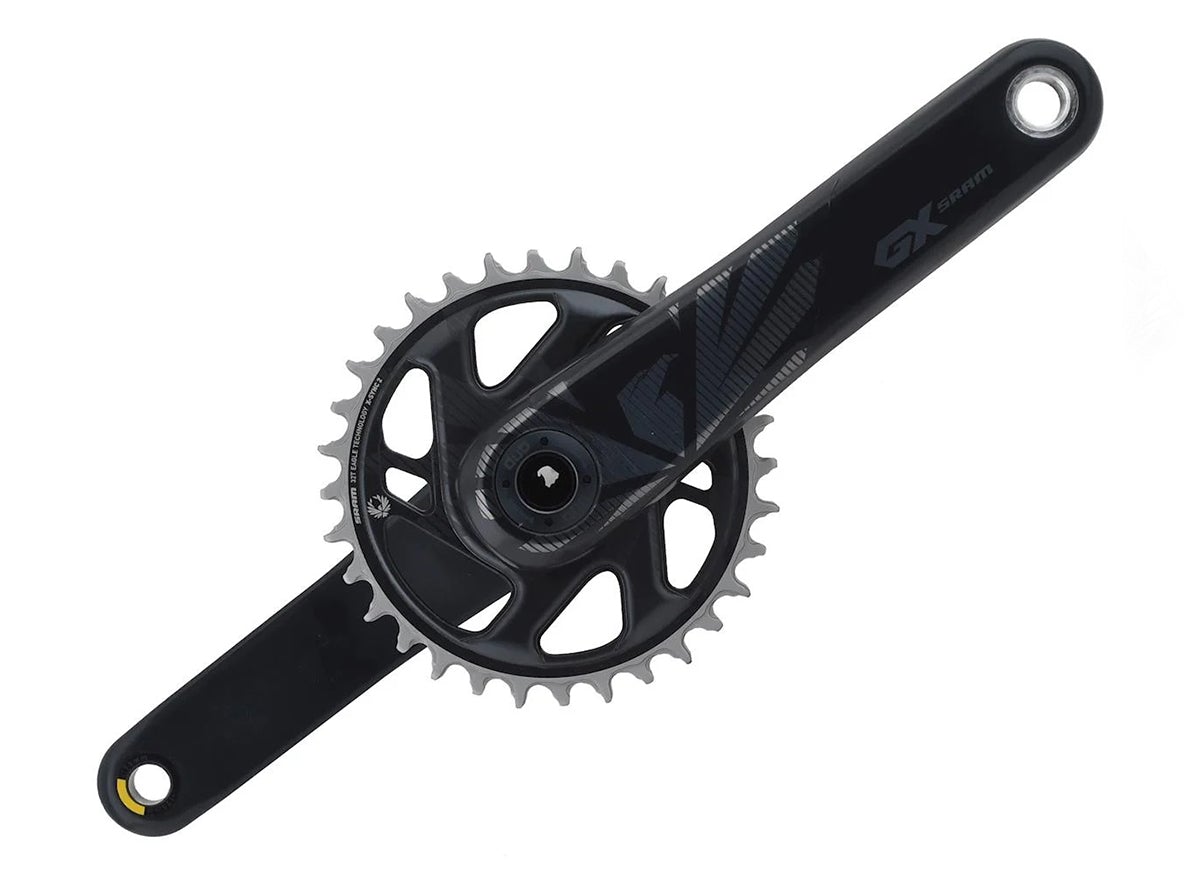 SRAM GX Eagle Carbon DUB 12 Spd Boost Crankset - Lunar - 2021 Lunar 170mm - 32t