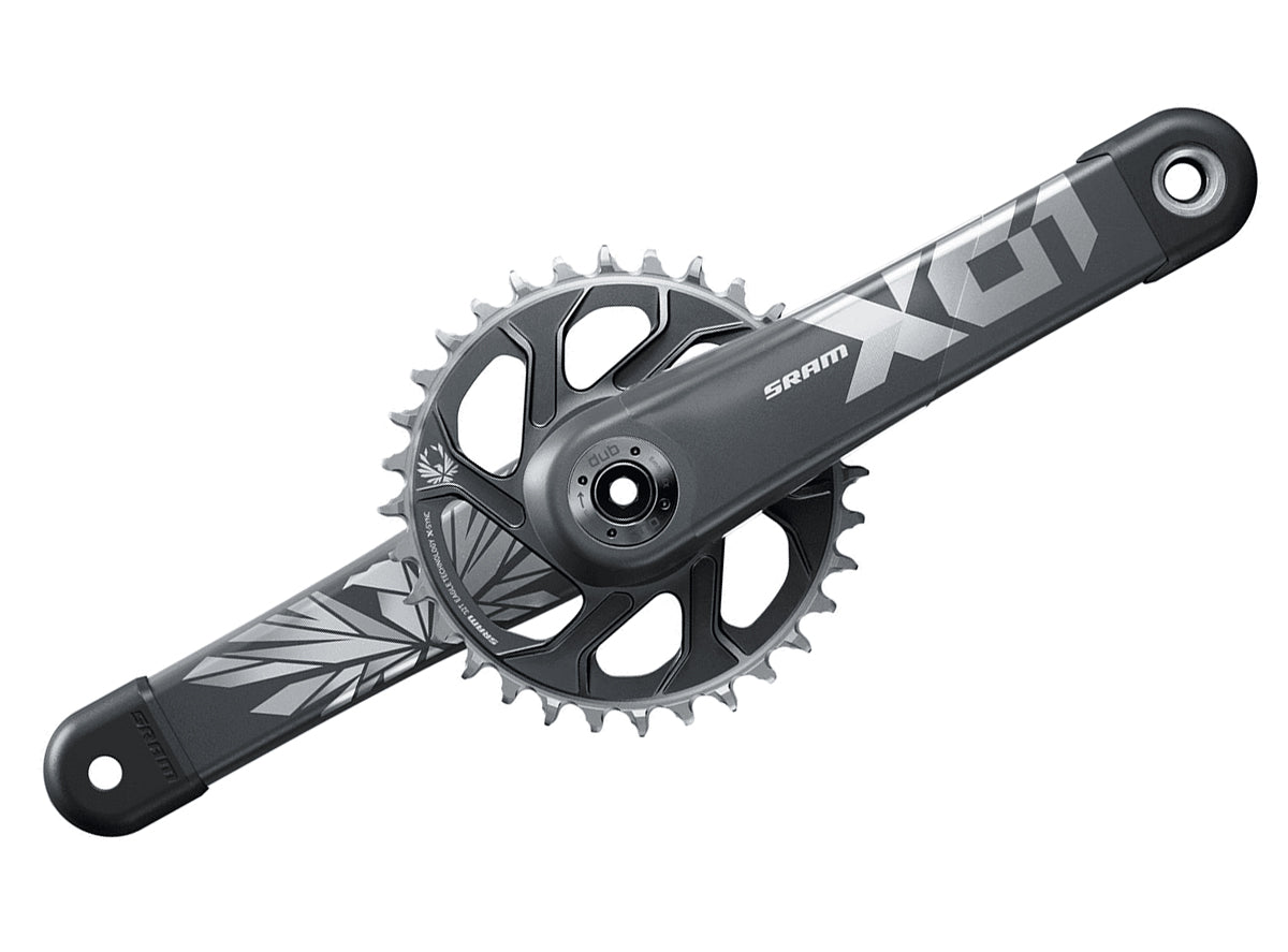 SRAM X01 Eagle SuperBoost+ 12 Spd MTB Crankset - Lunar-Polar Lunar - Polar 165mm - 32t