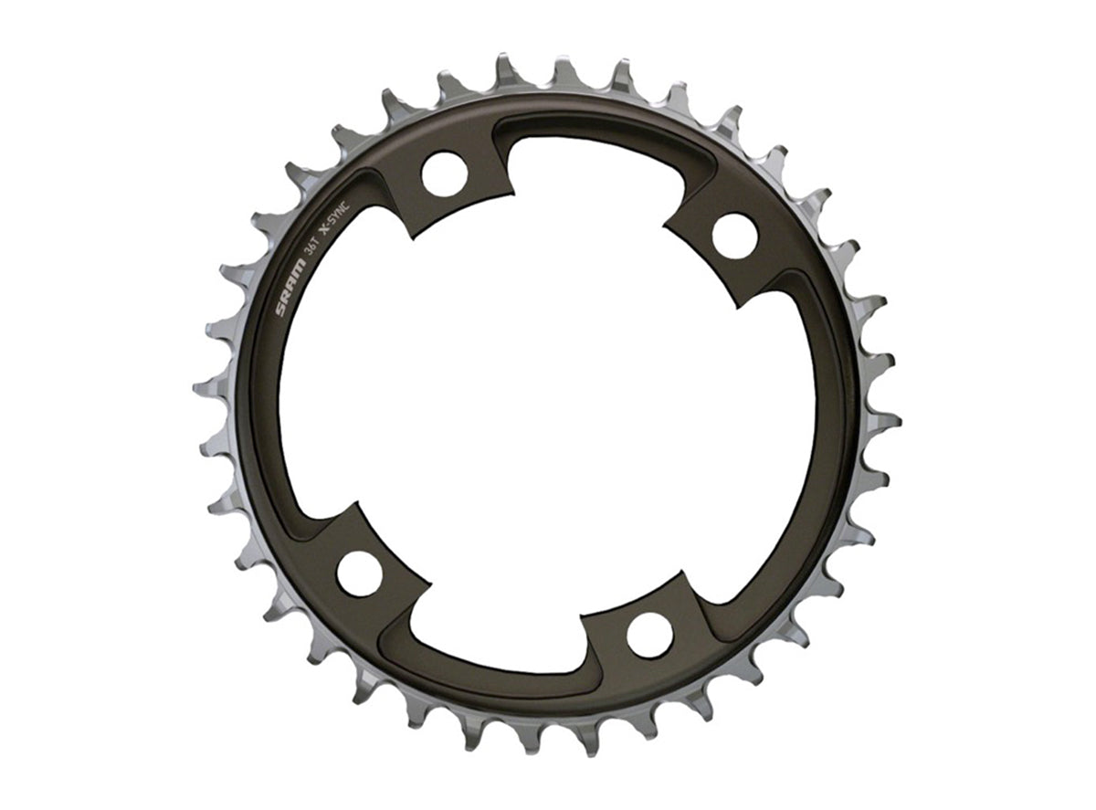 SRAM AXS X-Sync 12 Spd Road Chainring Blast Black 107mm BCD 36t