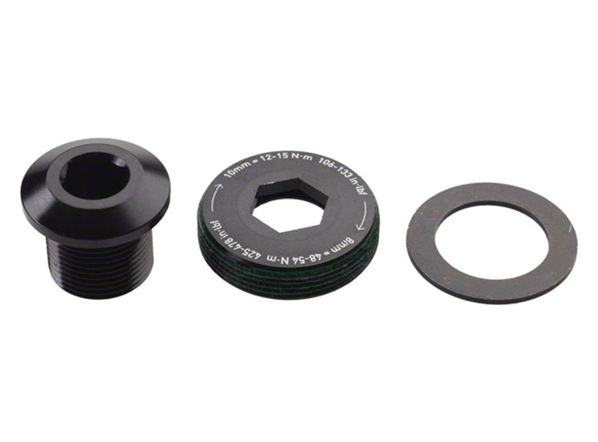 SRAM GXP M15 Crank Bolt - Inc M26 Cap - Black Black M15 Bolt - M26 Cap