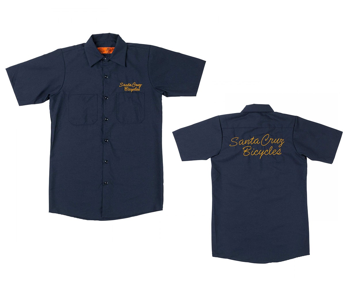 Santa Cruz Hamm Mechanic Shirt - Black-Gold Black - Gold Small