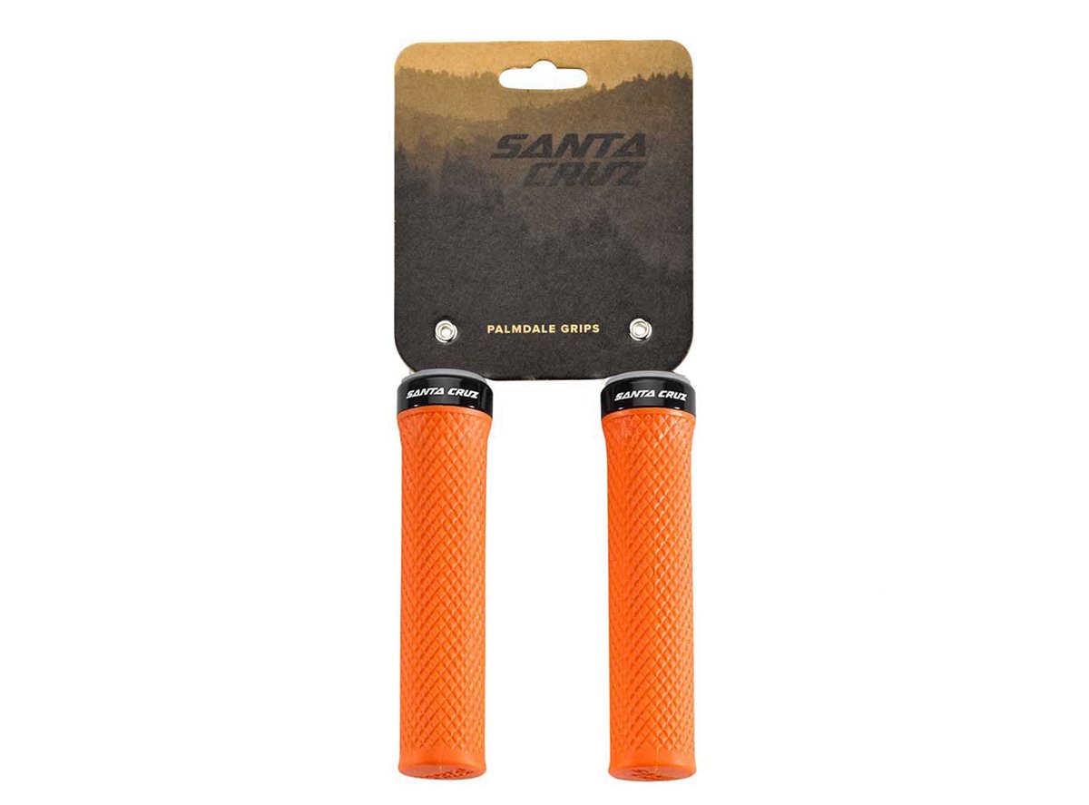 Santa Cruz Palmdale Lock-On Grips - Orange Orange