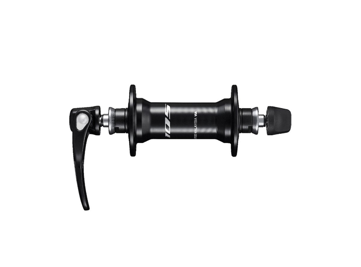 Shimano 105 R7000 Front Hub - Black Black 9mmQR - 32h