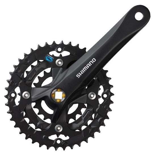 Shimano Acera M361 Square Taper Triple Crankset Black – Cambria Bike