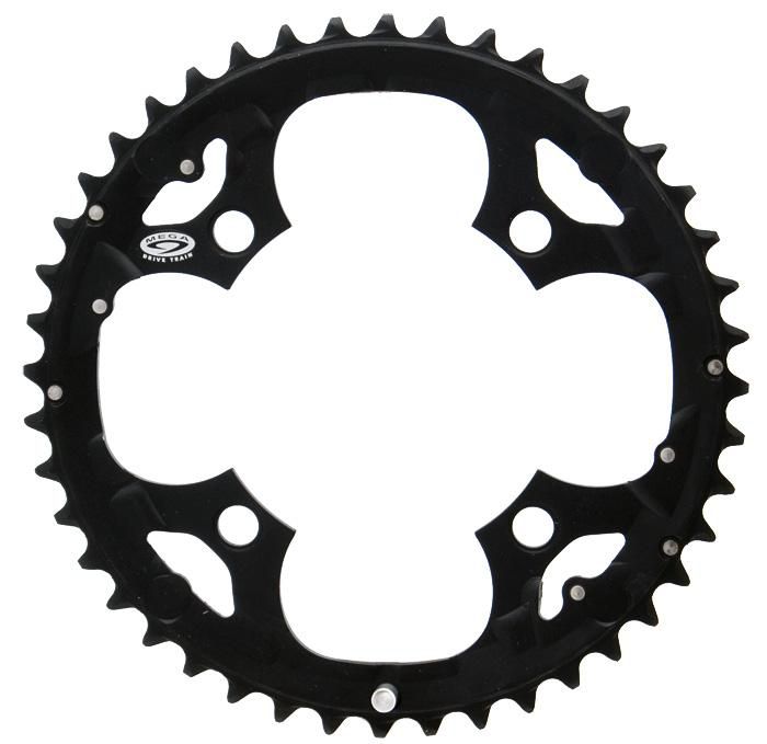 Shimano Deore FCM530 9 Spd Triple Chainring - Black Black 44t - 104mm