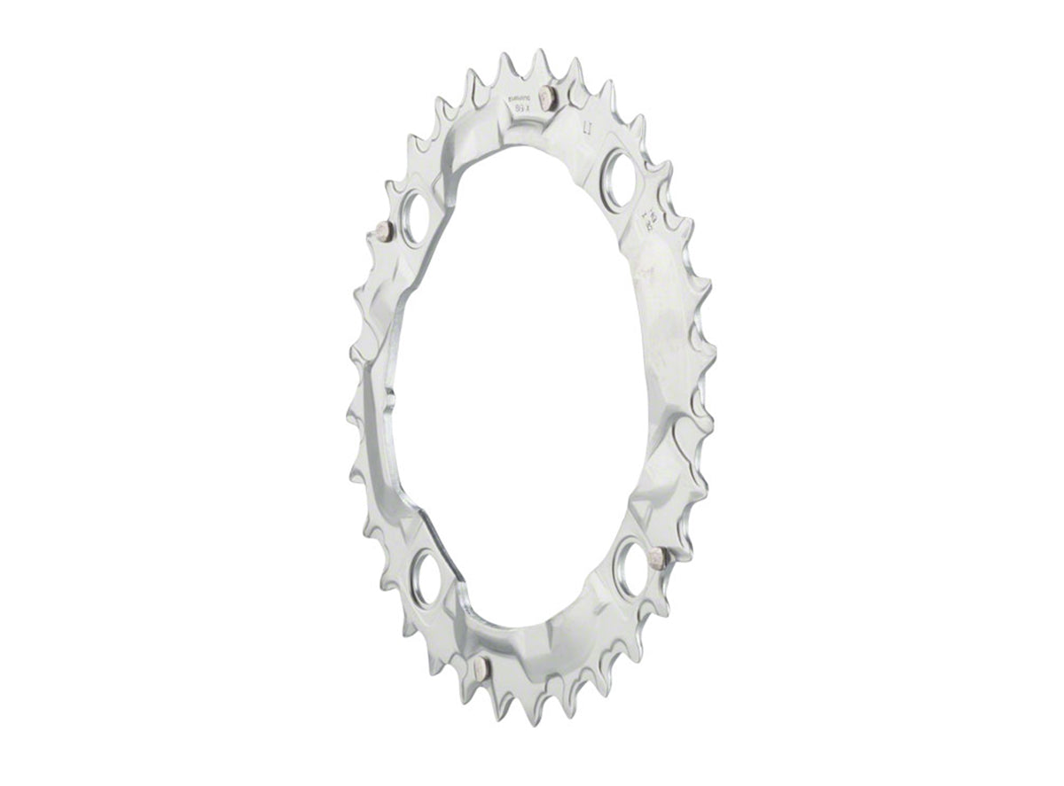 Shimano Alivio M415 7/8 Spd Chainring - Silver Silver 32t - 104mm Middle