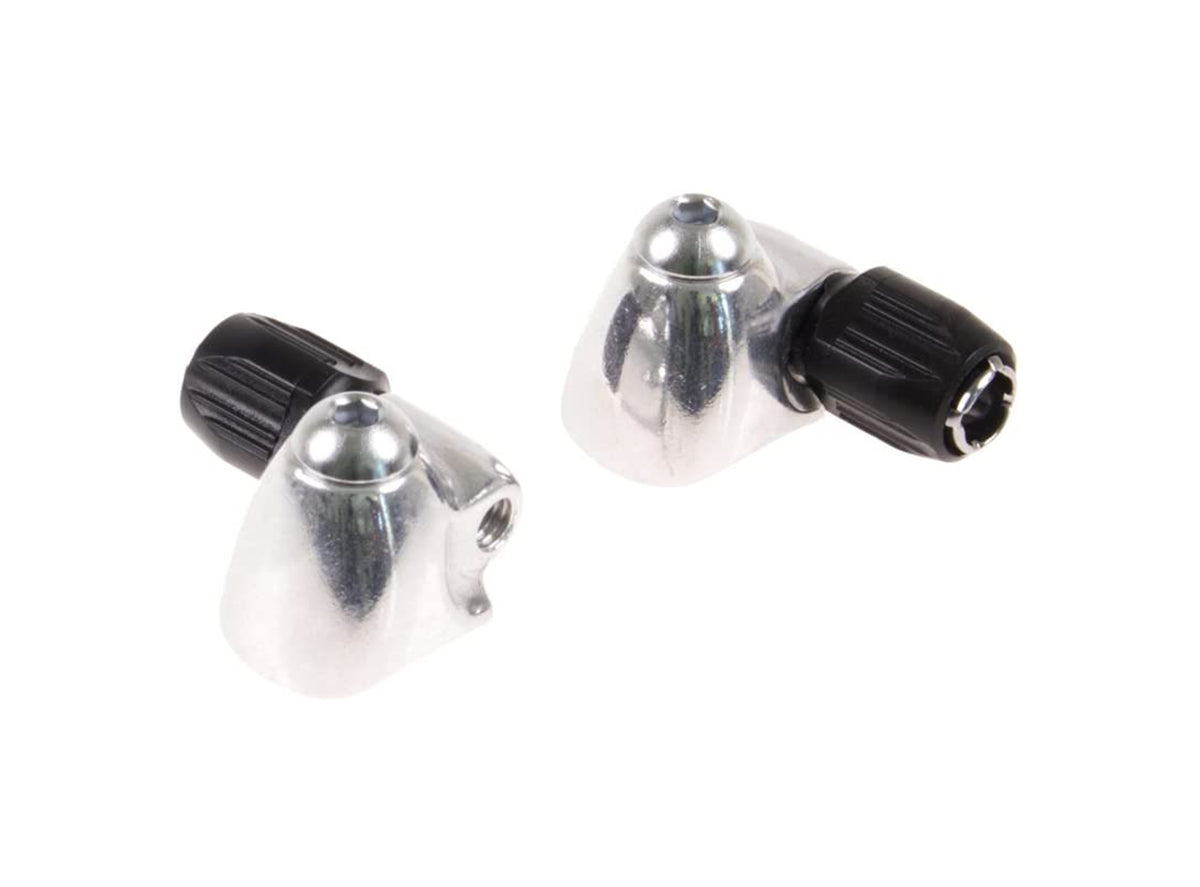 Shimano CS50 Housing Stops - 1.1/8" Down Tube Silver - Gray Concave Mount