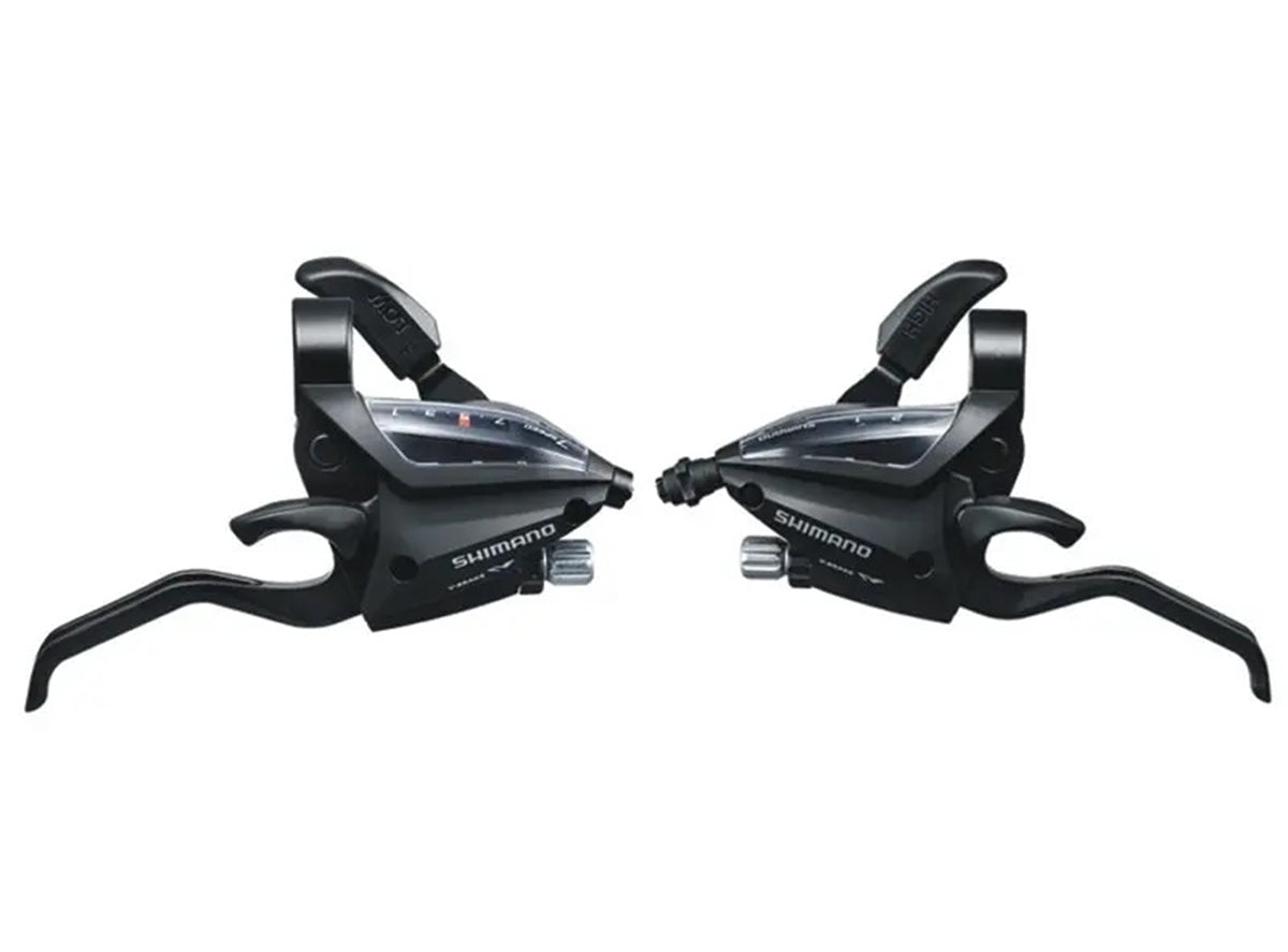 Shimano EF500 EZ Fire Plus 2x7 Spd Shift/Brake Lever Set Black Pair
