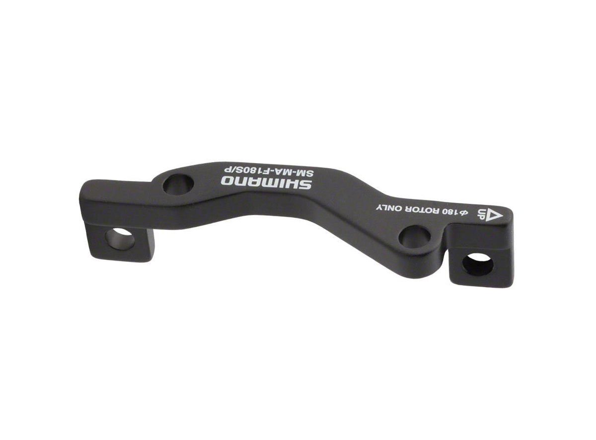 Shimano Mount Adaptor Front Post to IS V2 Black 180mm