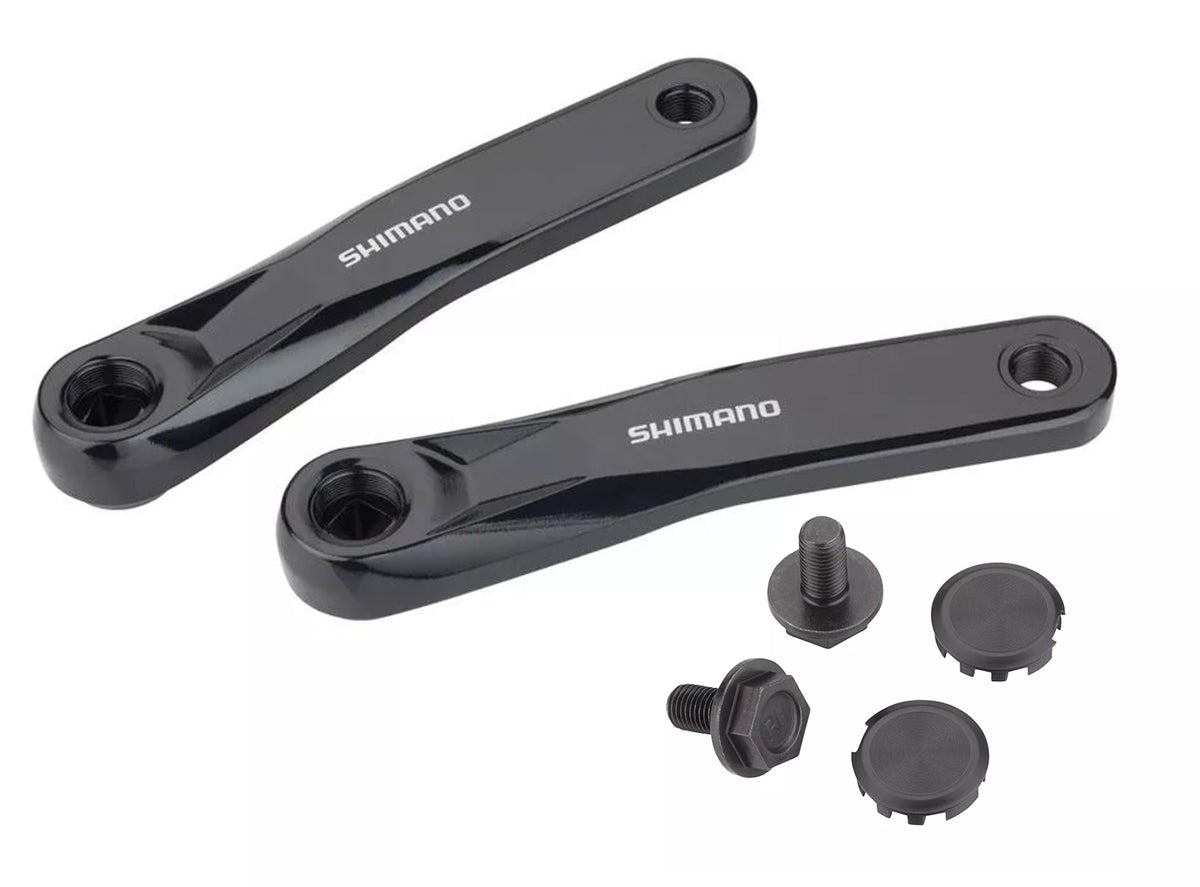 Shimano STEPS E5010 eBike Crank Arm Set - Black Black 170mm - JIS