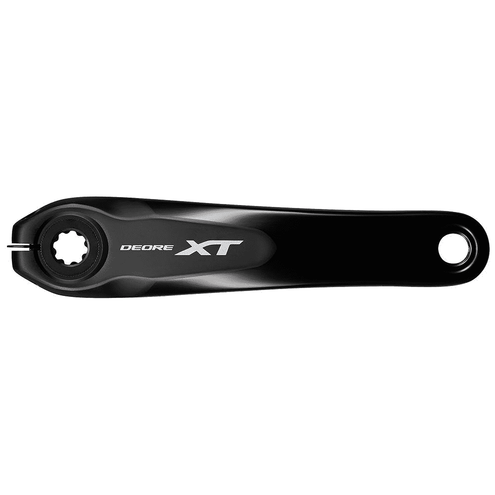 Shimano XT M8050 Right Hand Crank Arm - M8000 Series Logo - Black Black 165mm