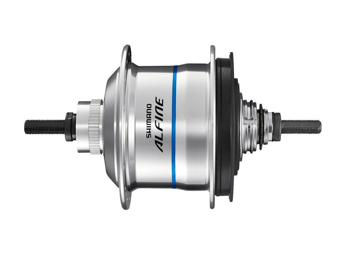 Shimano Alfine S7051-8 Di2 8 Spd Rear Disc Hub - Silver Silver Bolt On - 32h