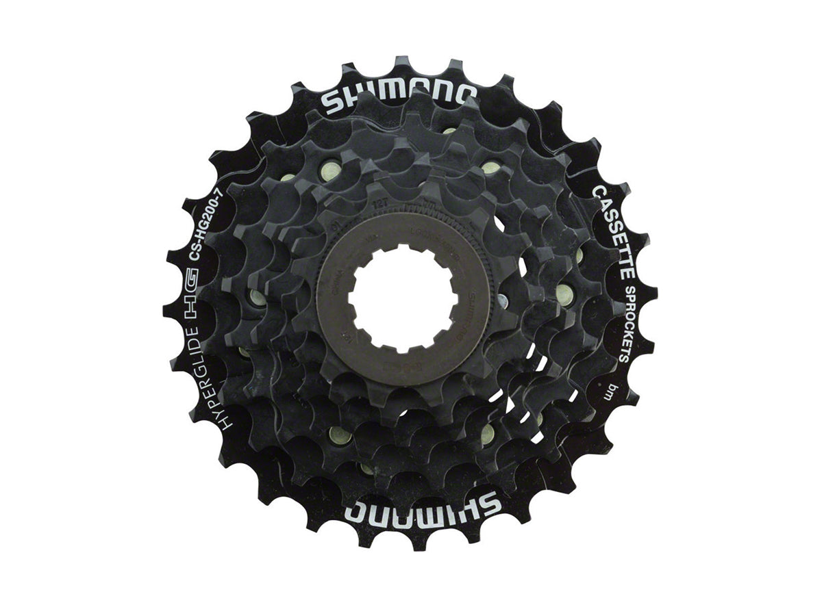 Shimano Tourney HG200 7 Spd MTB Cassette Black 12-28t