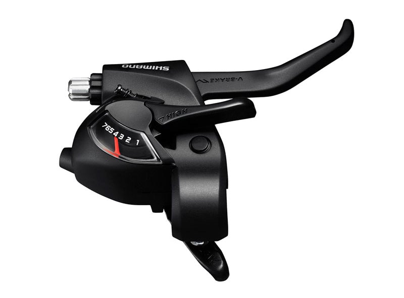 Shimano EF41 7 Spd Brake/Shift Lever Set Black V-Brake