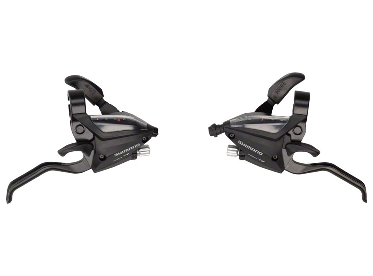 Shimano EF500 EZ Fire 7 Spd Shift/Brake Lever Set Black For V-Brake
