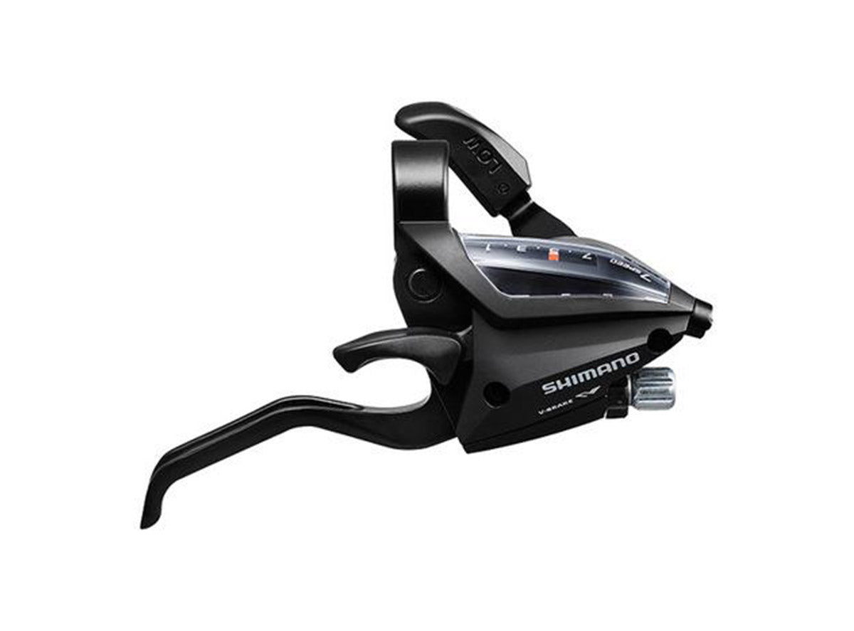 Shimano EF500 Integrated Shift and Brake Lever Black V-Brake - Rear