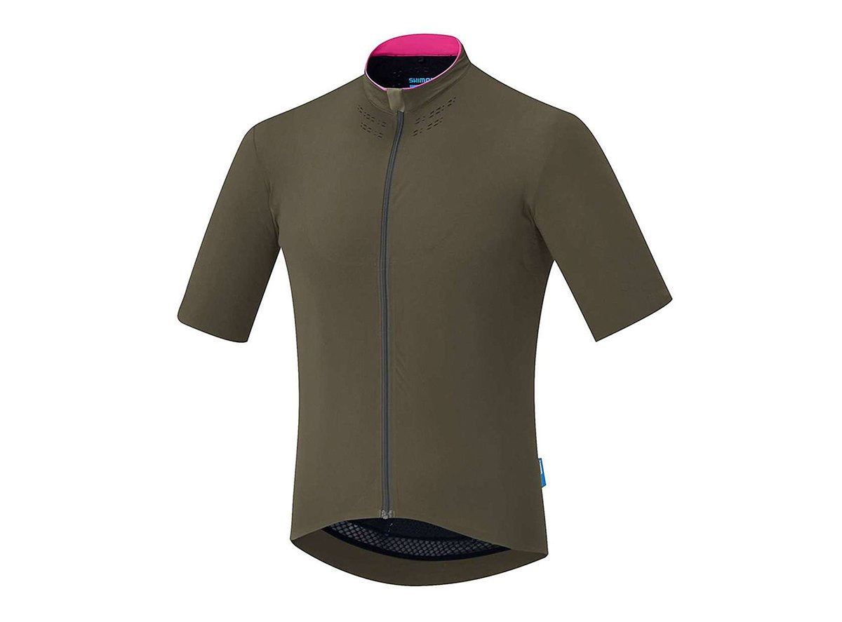 Shimano Evolve Short Sleeve Road Jersey - Beech Beech Large