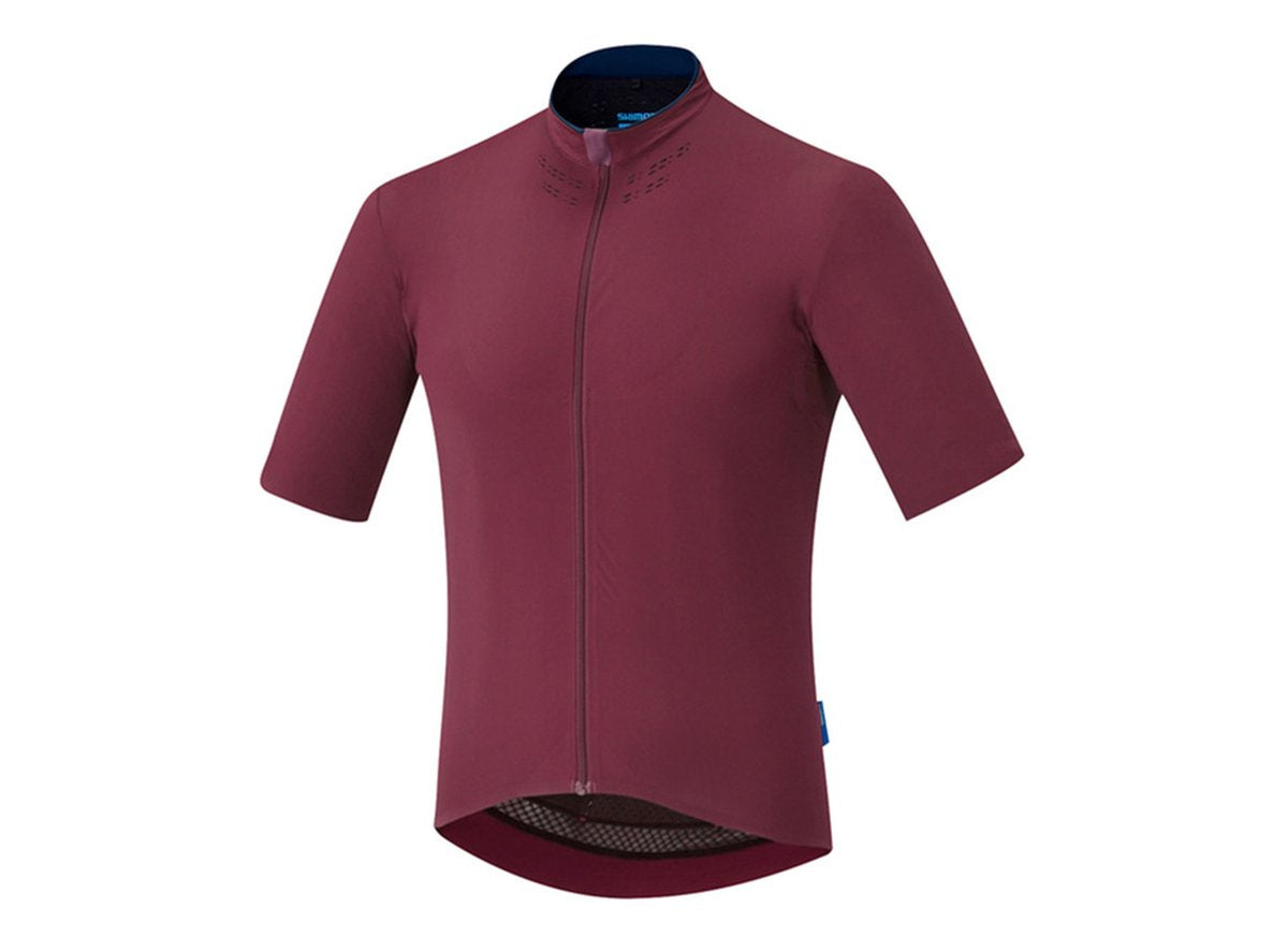 Shimano Evolve Short Sleeve Road Jersey - Zinfandel Zinfandel Large