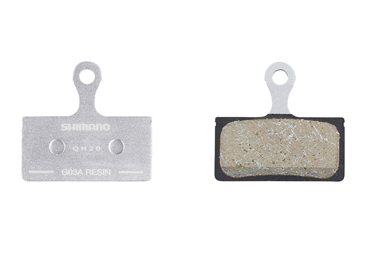 Shimano G03A Resin Disc Brake Pad and Spring Silver